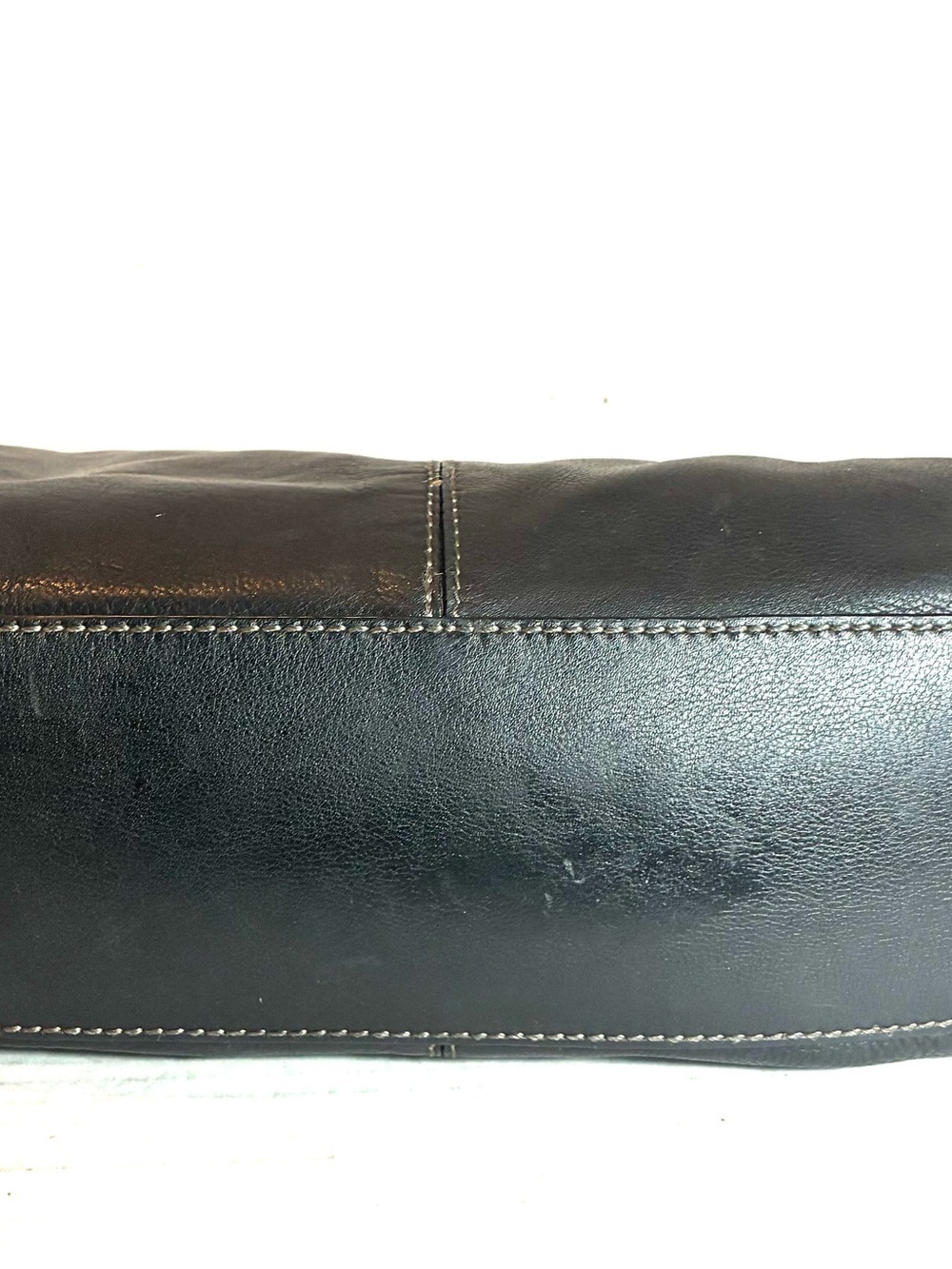 Michael Kors Black Leather Hobo Shoulder Bag Slouch Quiet Luxury - Picture 9 of 12